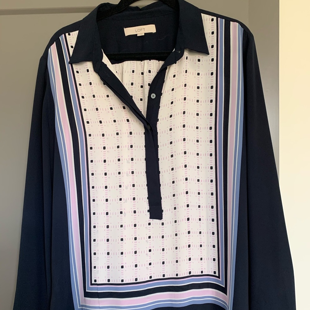 Long sleeve blouse